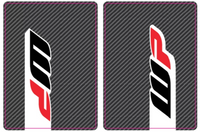 WP Fork Tube Decals | Carbon Fiber